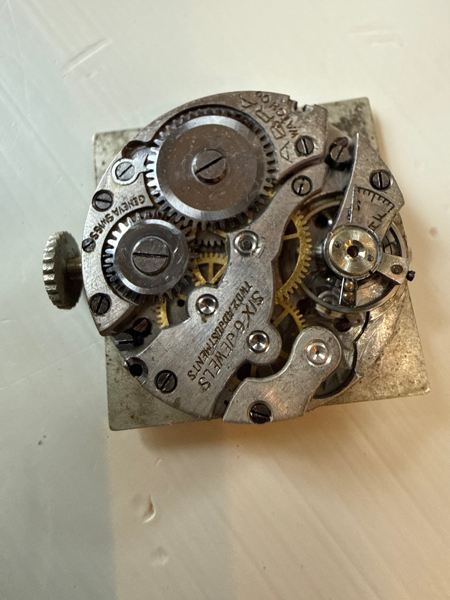 Vintage abra square wrist watch