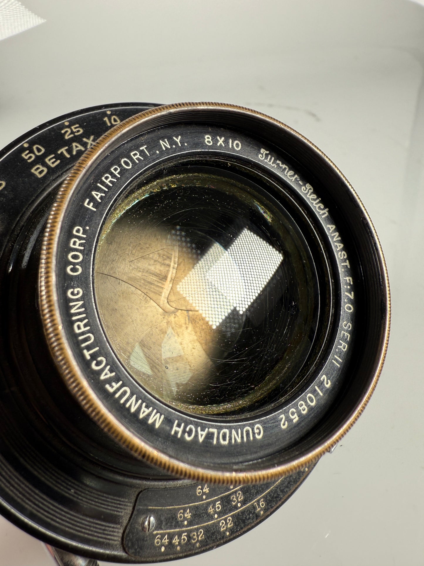 Gundlach Turner Reich Anastigmat Ser II F7 8x10 Lens