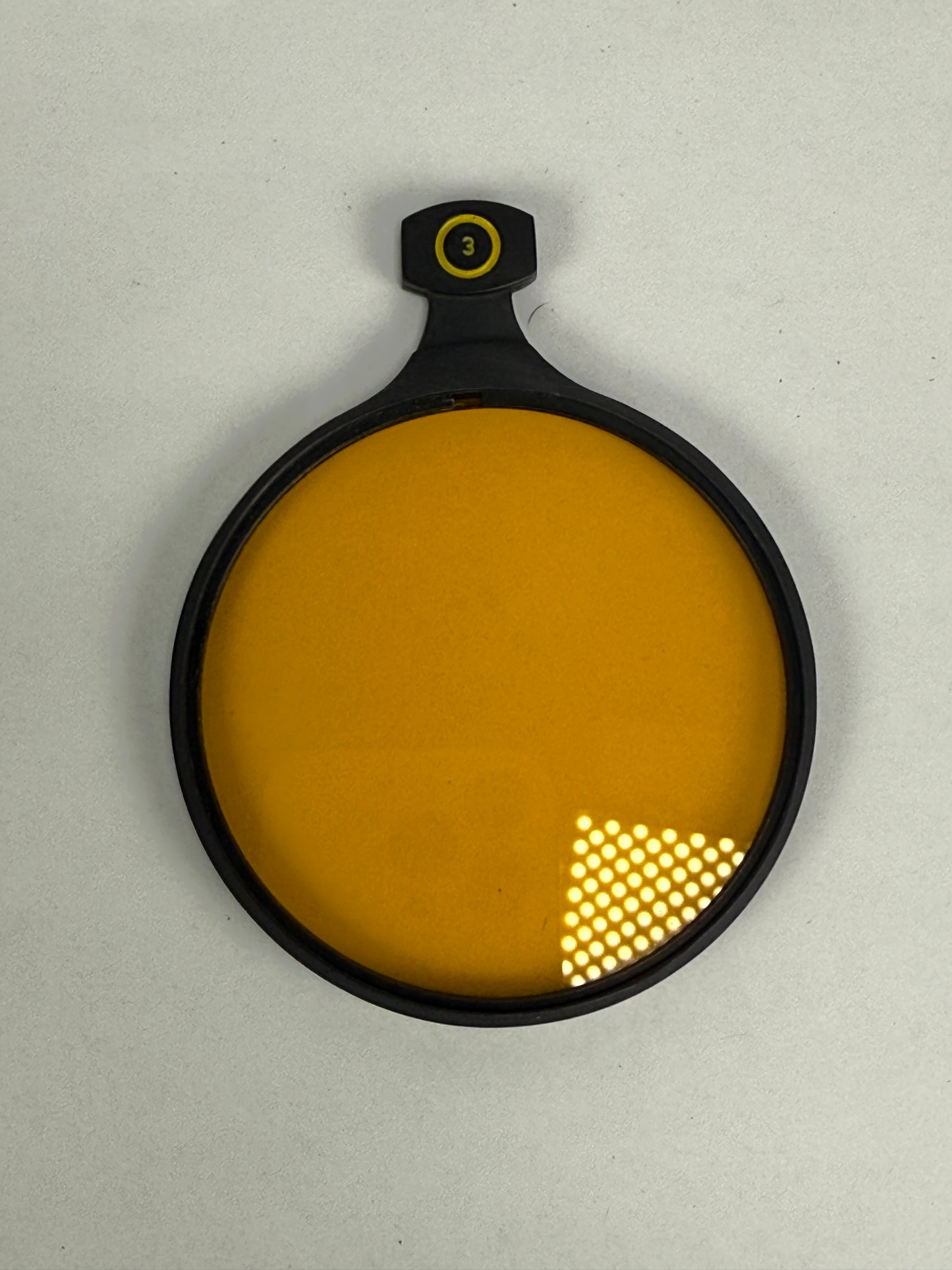 Linhof 70mm Drop in filter for universal shade Yellow 3 Y3