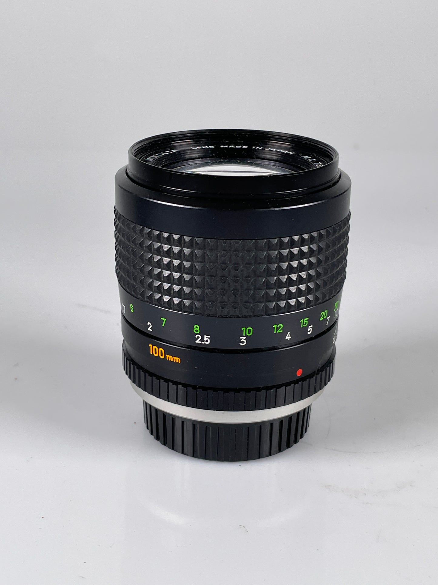 Minolta MC Tele Rokkor-PF 100mm f2.5 Telephoto MF Lens