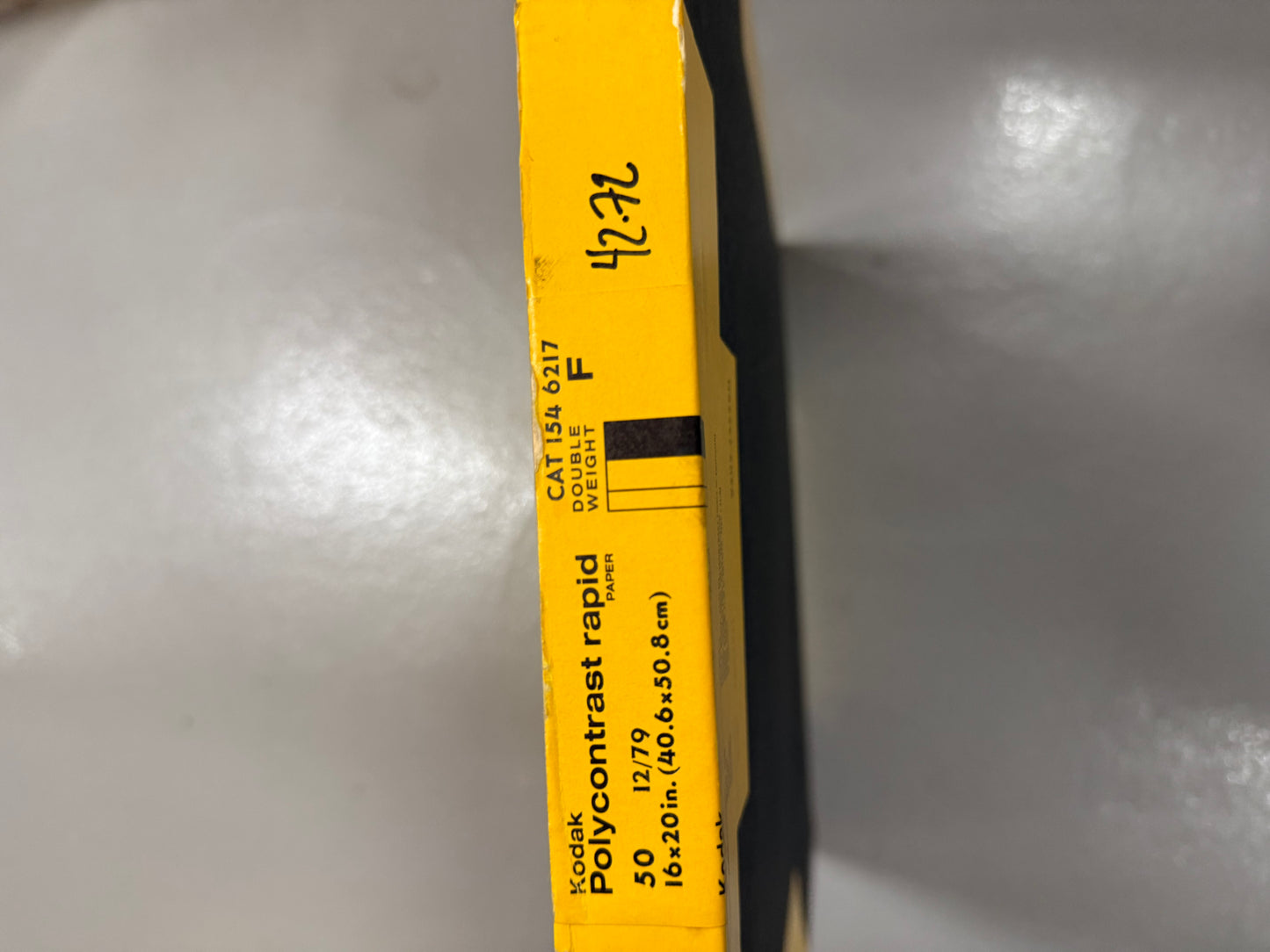 Kodak Polycontrast Rapid F Double weight Photo Paper 50 Sheets 16x20 inch