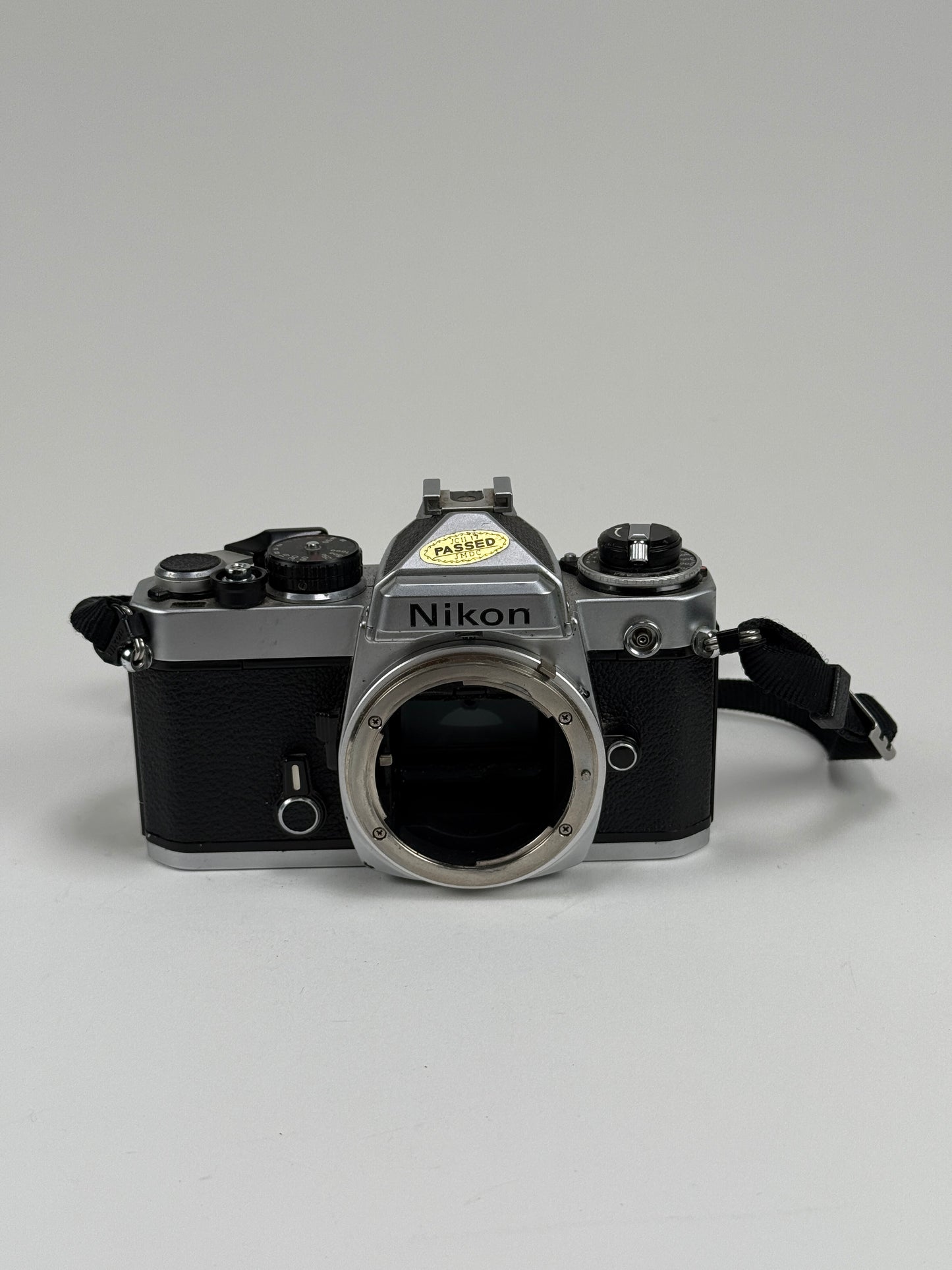 Nikon FE Chrome 35mm SLR Film Camera Body