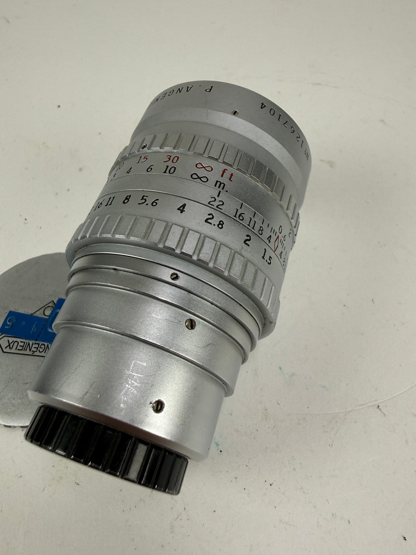 Angenieux Cine lens 50mm F1.5 lens Type S5 with caps RARE