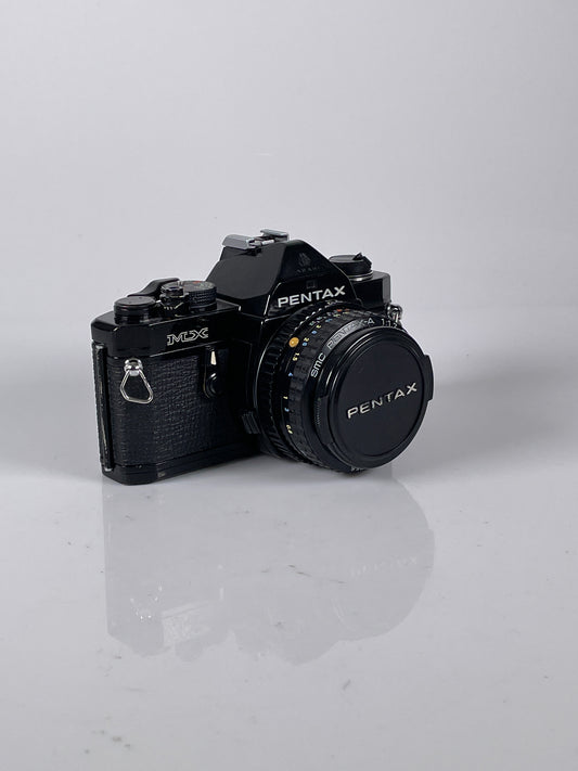 Pentax MX 35mm SLR Camera Black with 50mm f1.7