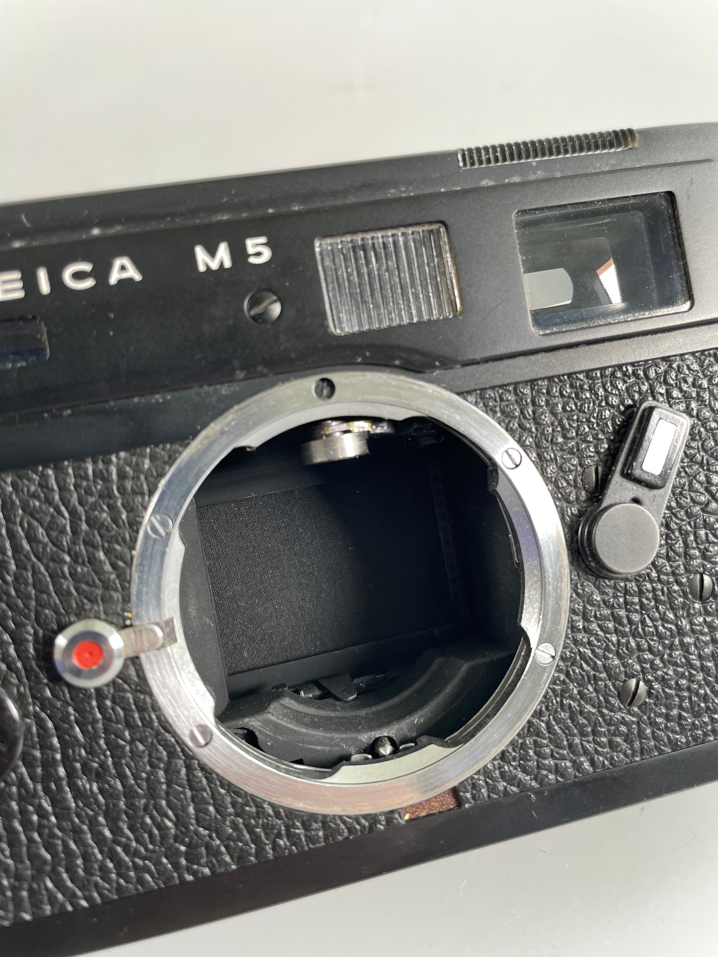 Leica M5 Late 3 Lug Black Chrome 35mm Rangefinder Film Camera