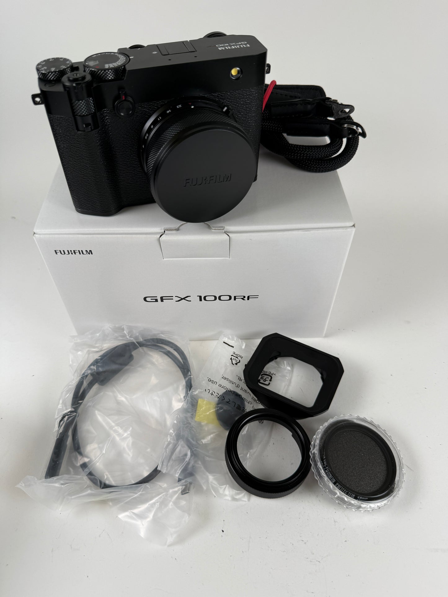 Fujifilm Fuji GFX 100RF Black Medium-Format Digital Camera Body MINT