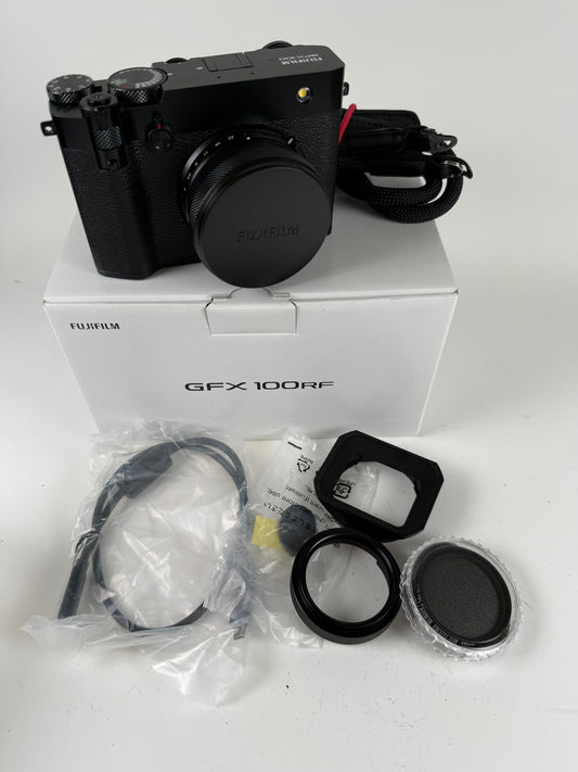 Fujifilm Fuji GFX 100RF Black Medium-Format Digital Camera Body MINT
