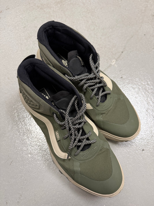 Vans Crosspath Mid MTE Shoes Men Sz 11.5 olive green Waterproof Sneaker