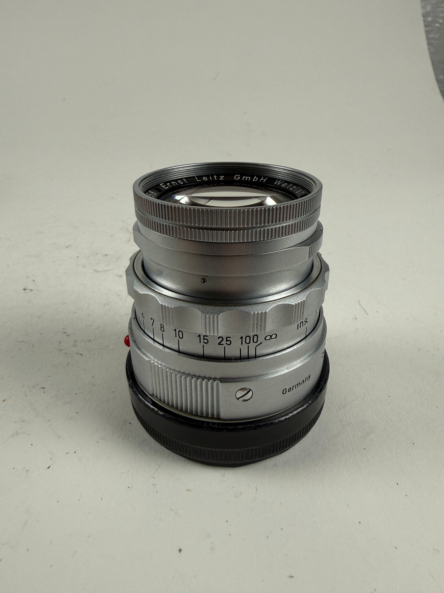 Leica Leitz Wetzlar Summicron-M 50mm F2 Dual Range DR f2 Lens Rigid