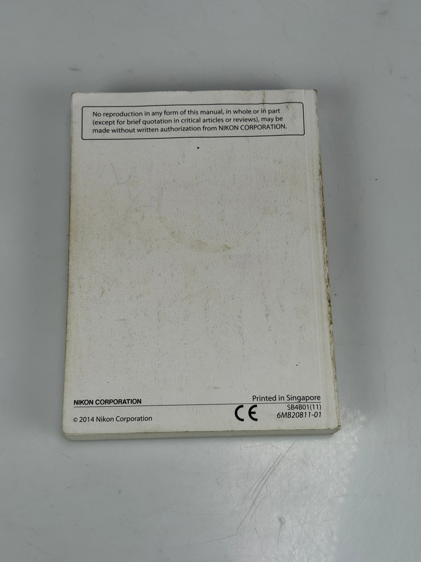 Nikon D4s Digital Camera Instruction Manual