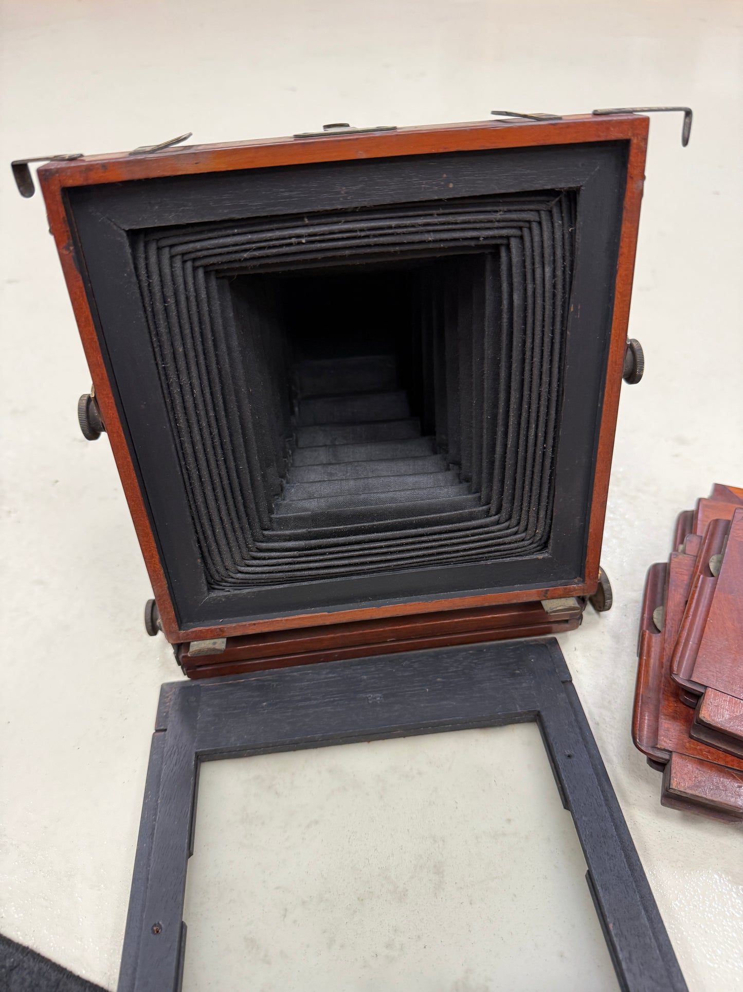 Houghton Tropical Triple Victo PLATE Large format CAMERA with holders