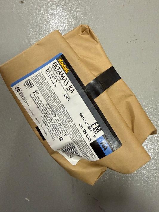 KODAK Ektamax RA FM Glossy PAPER ROLL 5in x 275ft, Roll CAT 120 0708 NOS