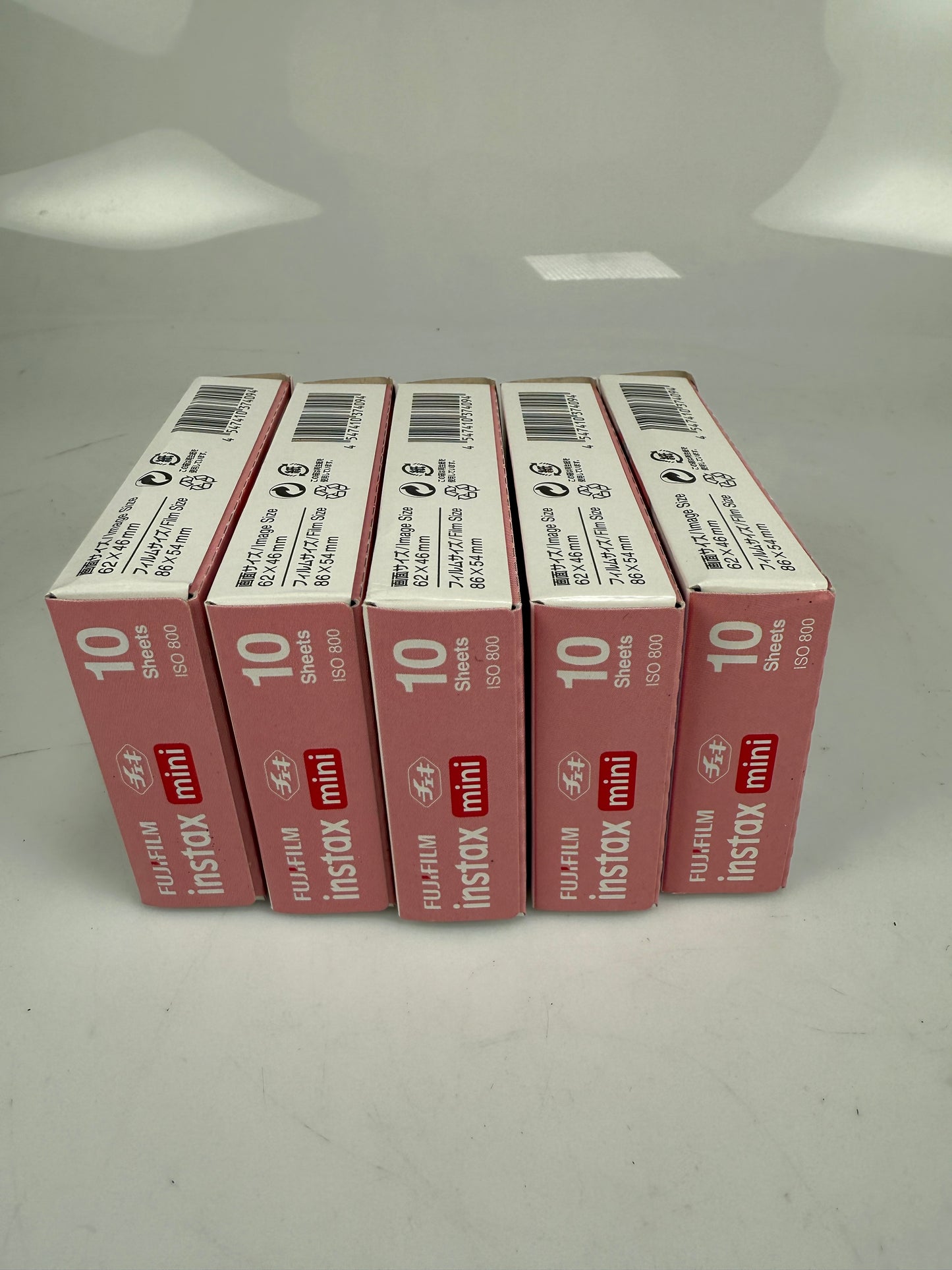 Fujifilm Pink Lemonade Mini Instax Film, 5 packs 50 shots Exp 10/2025