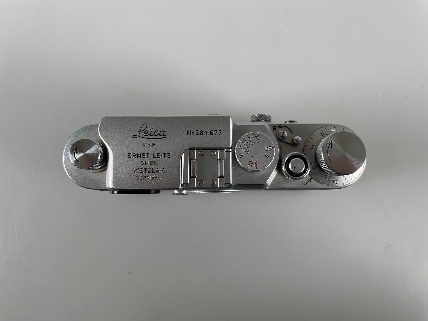 Leica IIIG Screwmount LTM Rangefinder Body in Chrome Silver