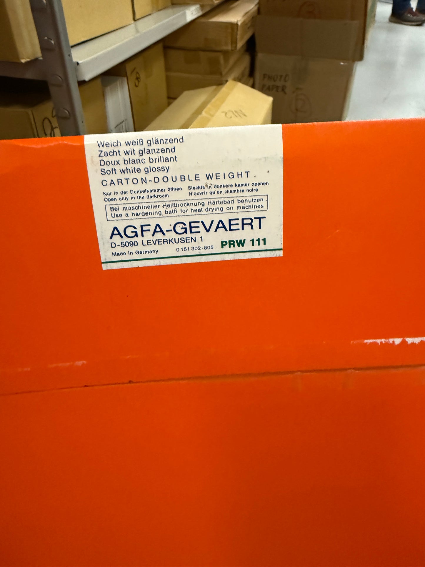 Agfa Portriga Rapid Photo Paper 10 Sheets 16x20 inch PRW 111 1