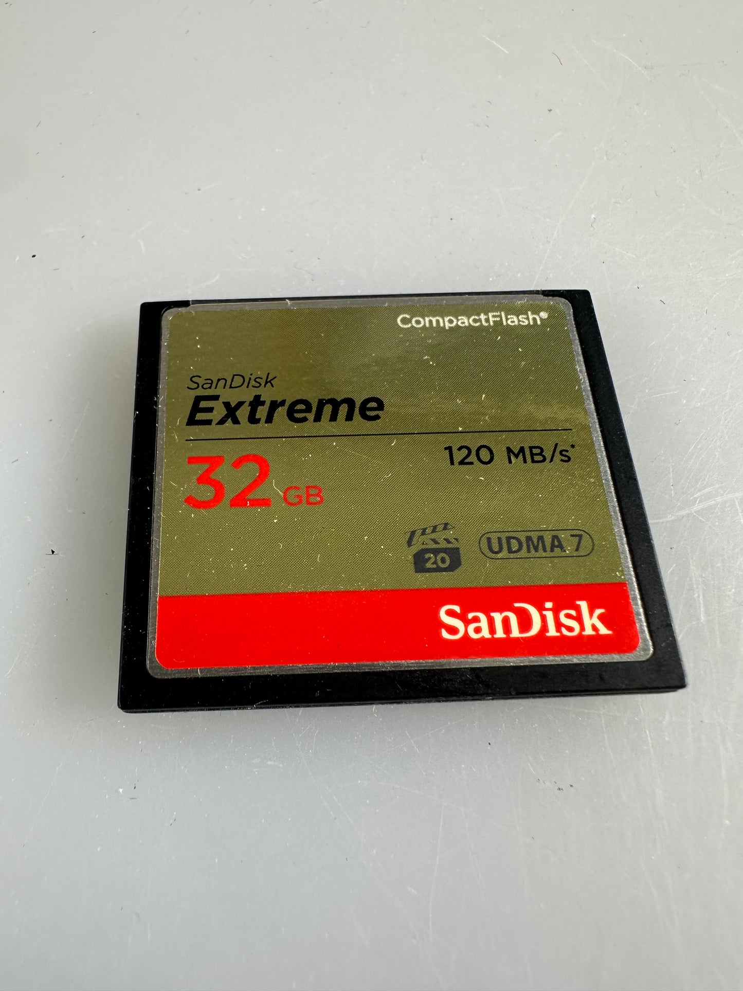 Sandisk extreme 32GB CF Memory Card Compact Flash 120 mb/s UMDA7