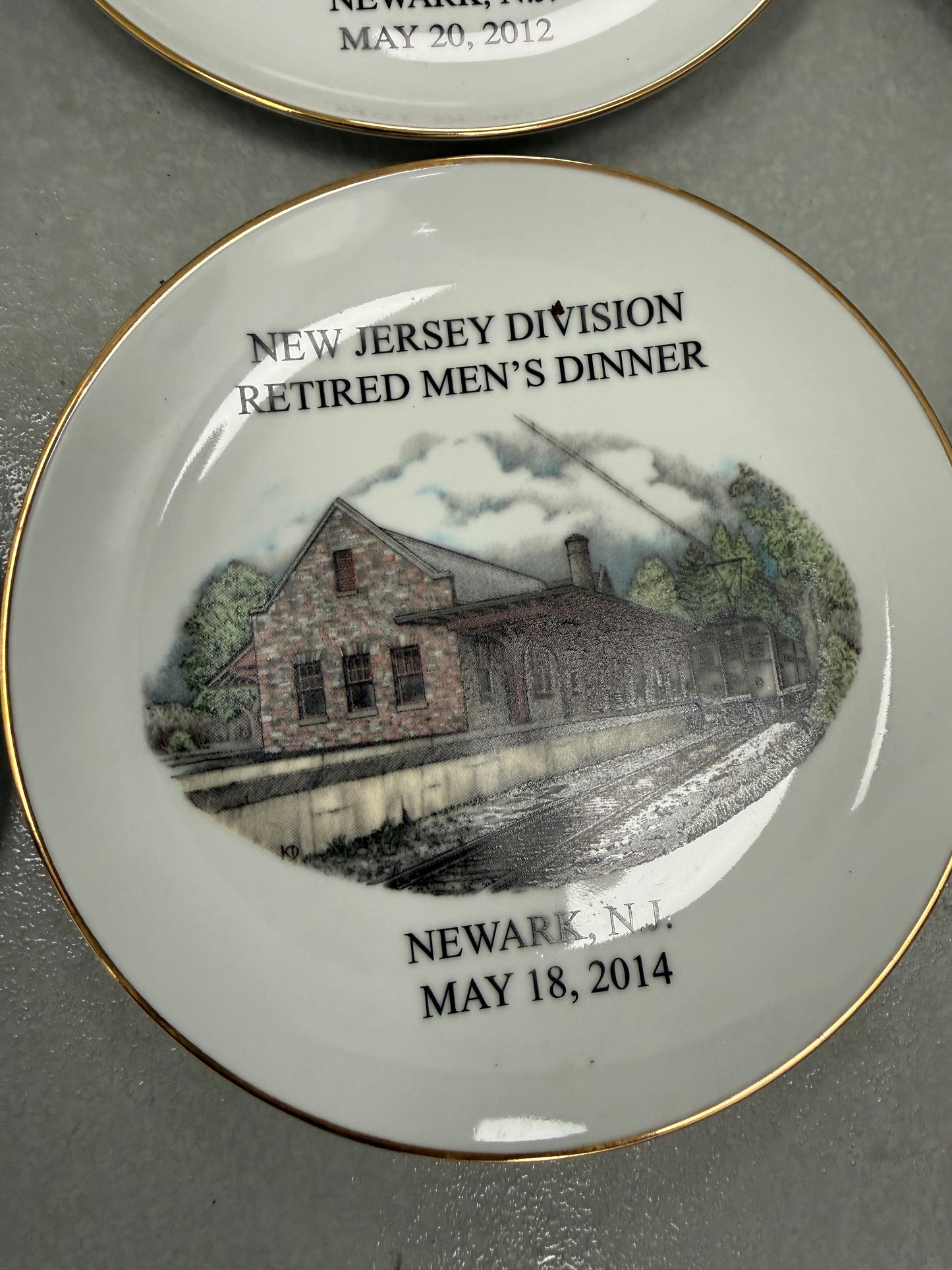 Lot of 11 New Jersey Division Trenton Pennsylvania Railroad commemorative Plates