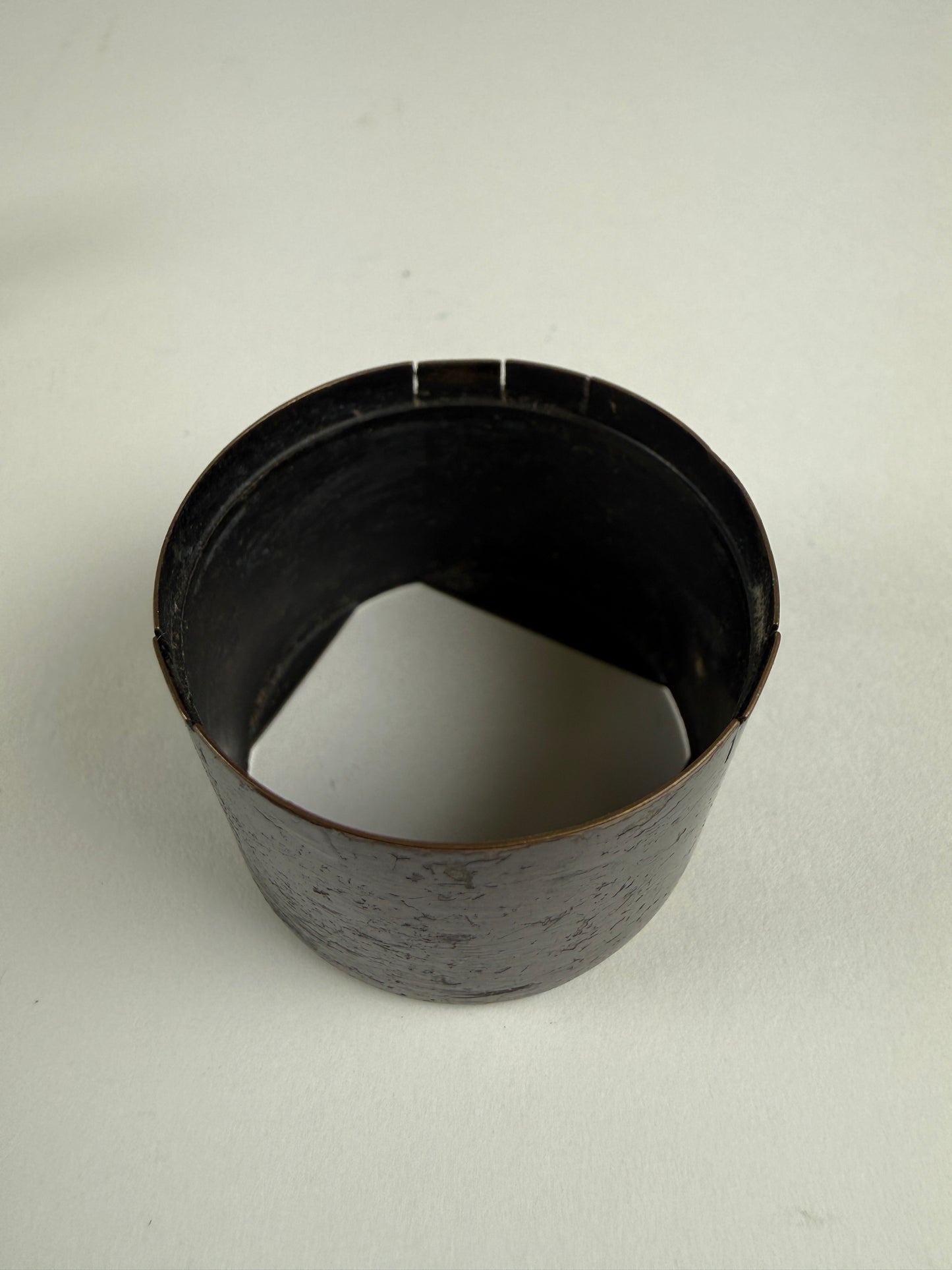Leica 1st Leitz Lens Hood FISON Black Paint Brass Anastigmat Elmax Camera