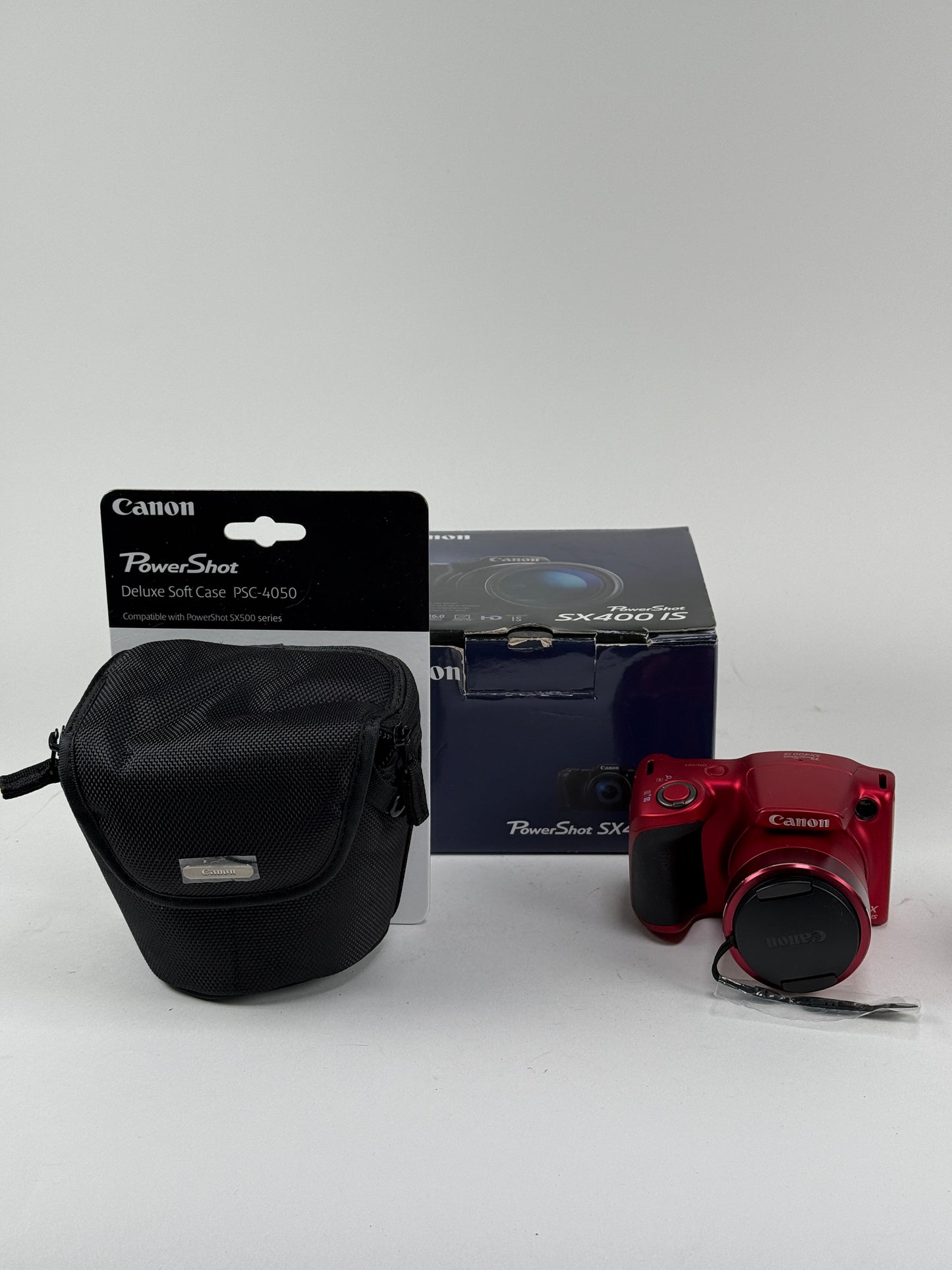 Canon PowerShot SX400 IS Digital Camera Red 16MP 30x Zoom