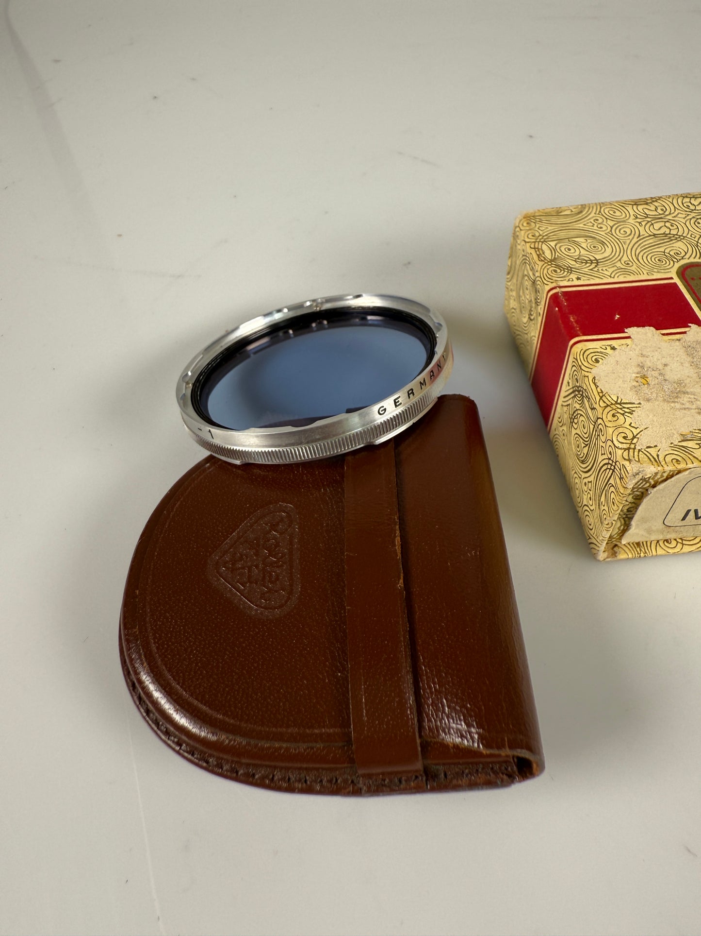 Rollei Bay IV Filter B5 -1 Blue For Camera TLR Rolleiflex Wide RARE WIFMB