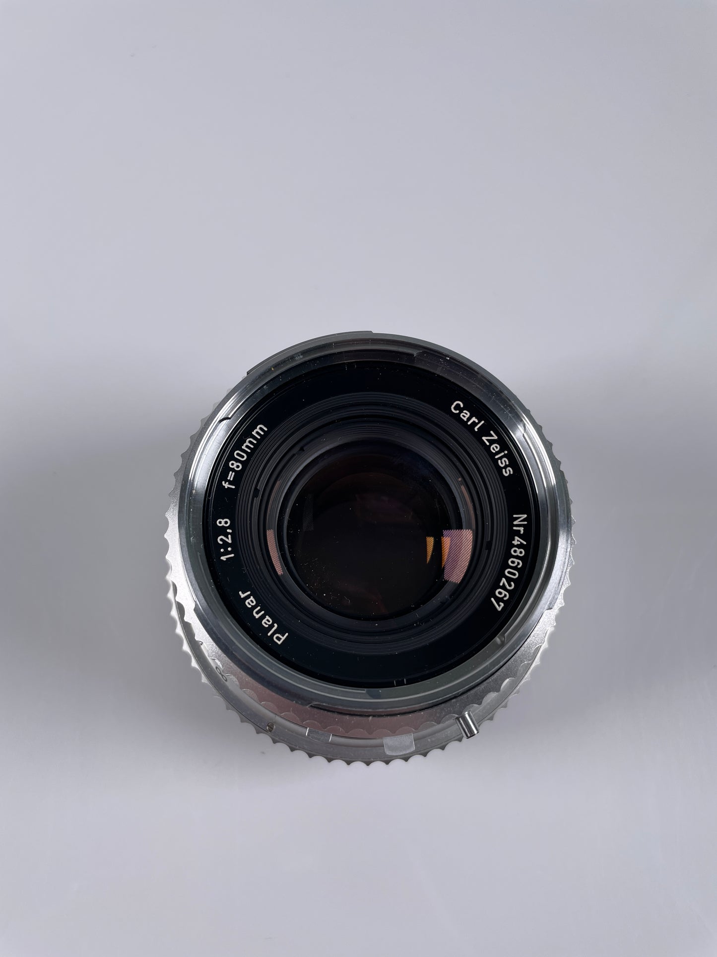 Hasselblad Carl Zeiss planar C 80mm F2.8 lens chrome silver