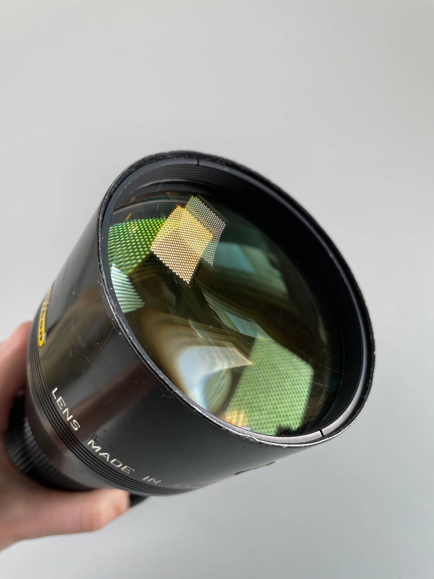 Canon 400mm F4.5 SSC converted to Nikon F mount