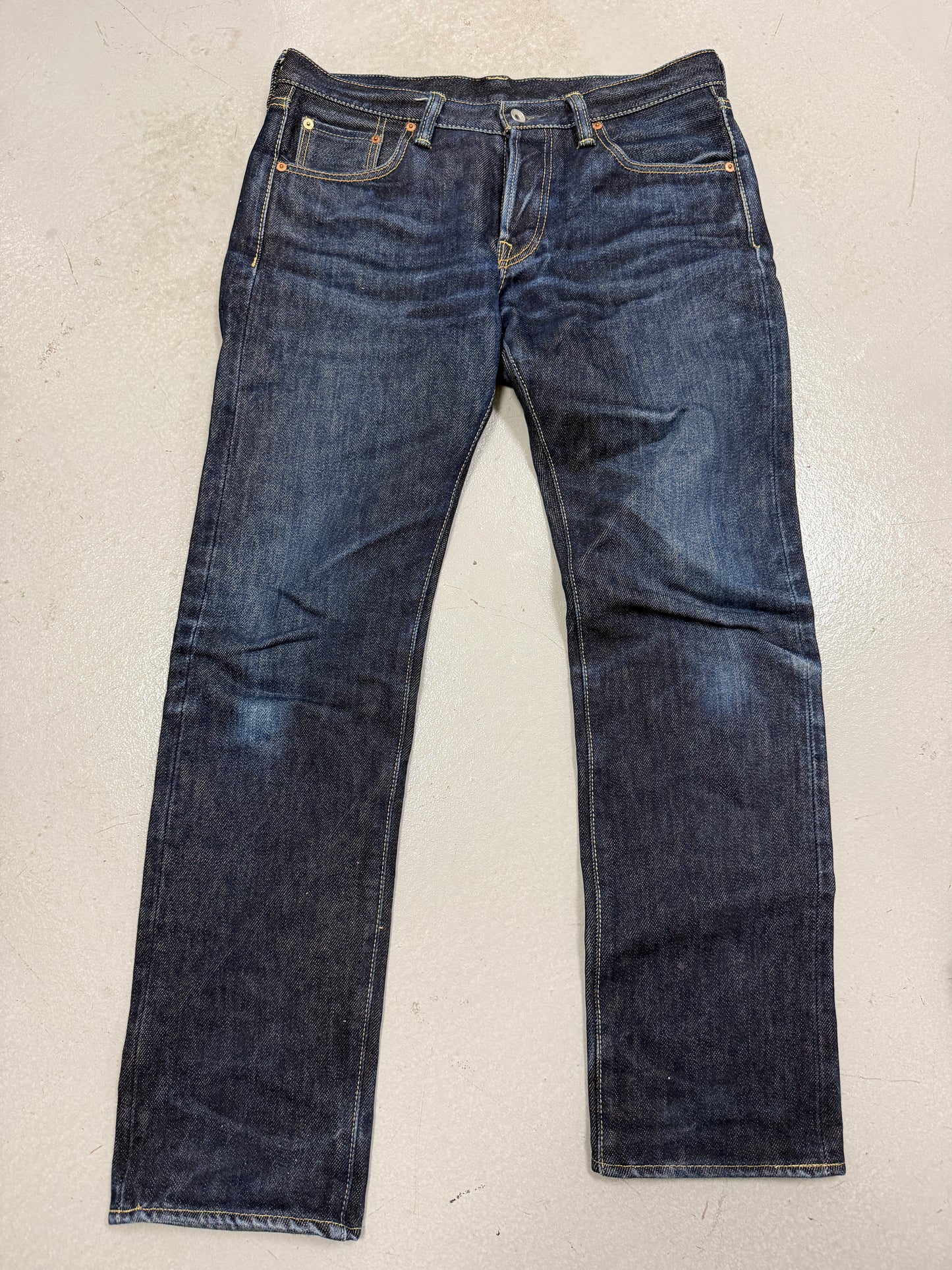 Iron Heart 777S-21 Size 34 X 31 Selvedge denim jeans