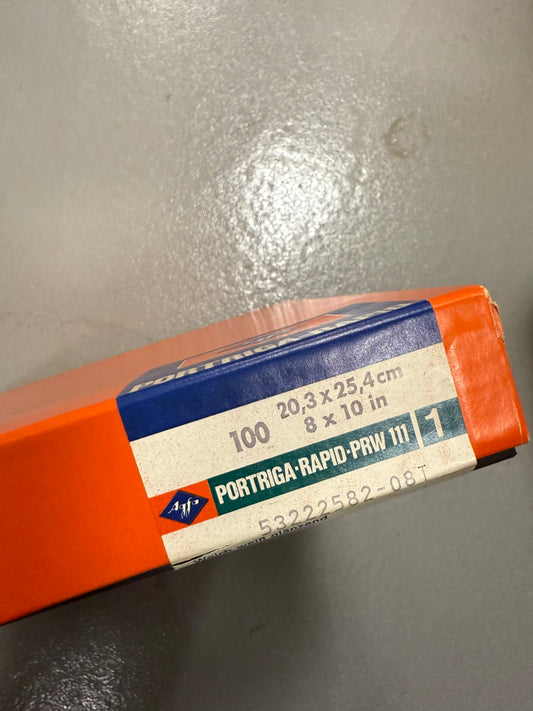 Agfa Portriga Rapid Photo Paper 100 Sheets 8x10 inch PRW 111 1