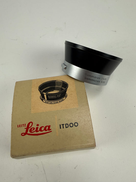 LEICA “ITDOO” Lens Hood For 50mm & 35mm Summicron & Summaron M w/ bix