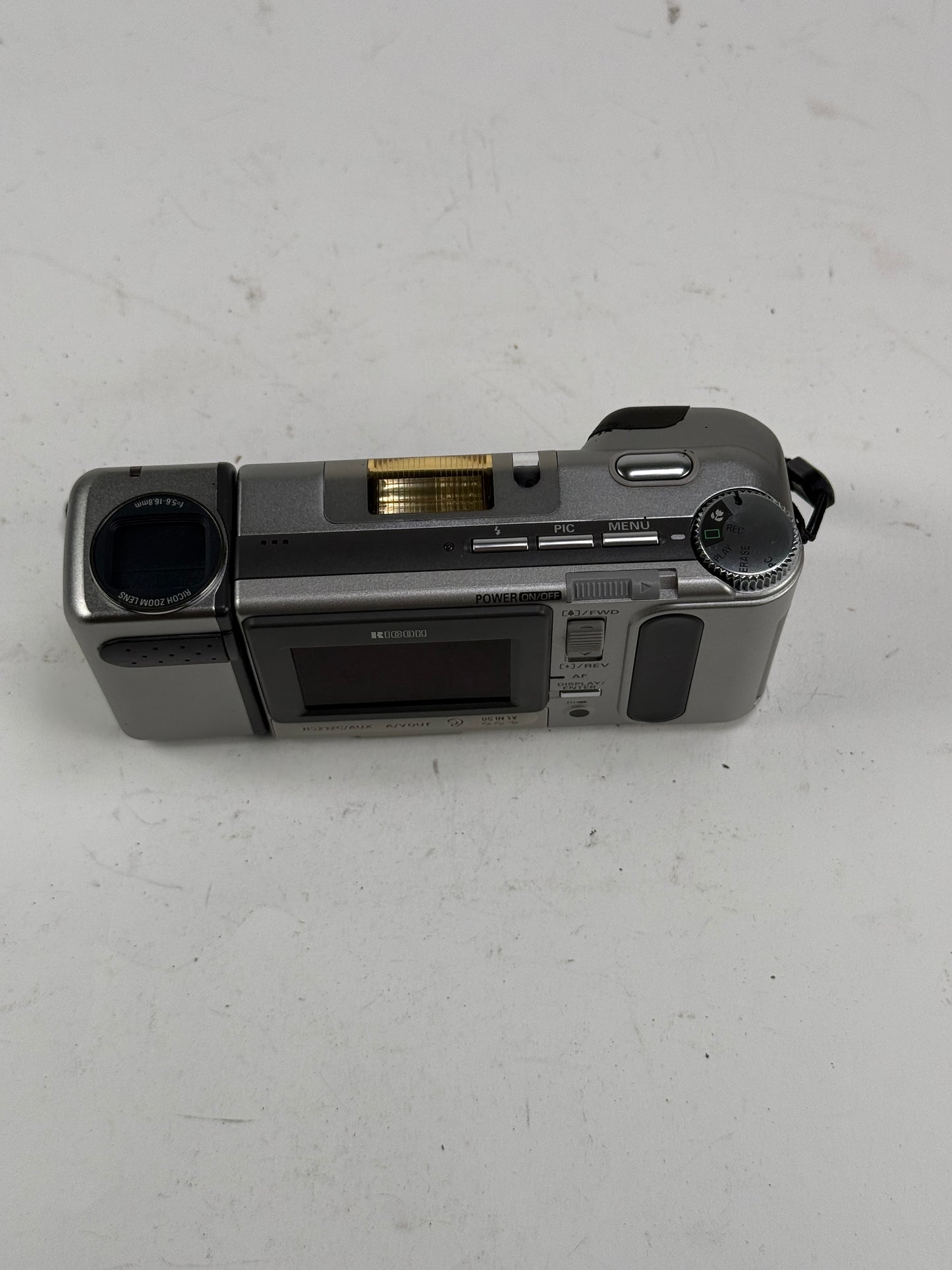 Ricoh RDC-4300 Digital Camera Silver Rotating Lens - TESTED WORKING w/ memory card