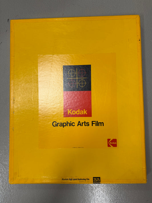 Expired 16x20 RARE KODAK high speed duplicating Large Format Film 50 Sheets 2575