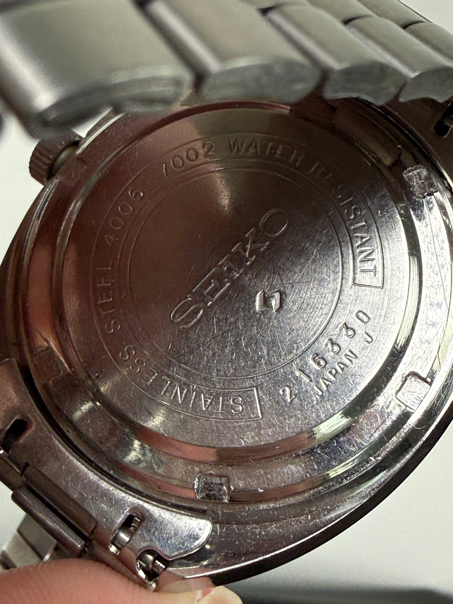 Vintage SEIKO Bell Matic 17J Automatic 4006-7002 Alarm Watch