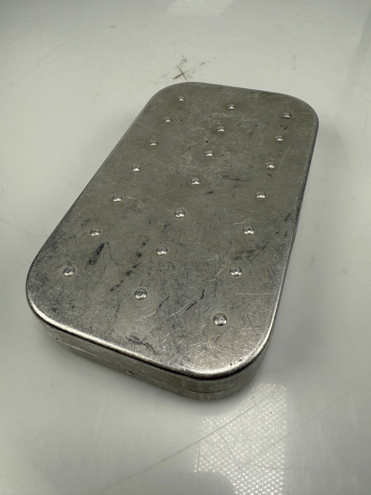 NICE! Vintage WEBER FLY BOX With hand Tied Flies