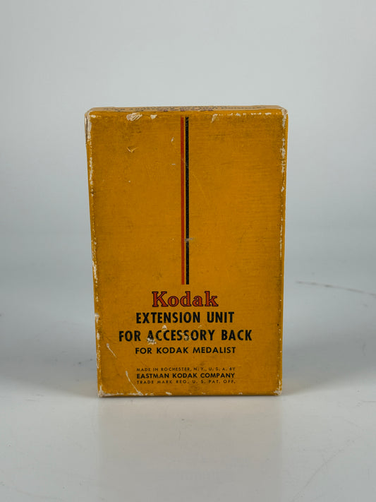 Kodak Extension Unit For Accessory Back For Kodak Medalist