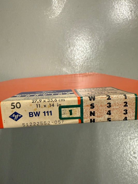 Agfa Brovira Photo Paper 50 Sheets 11x14 inch BW 111 1