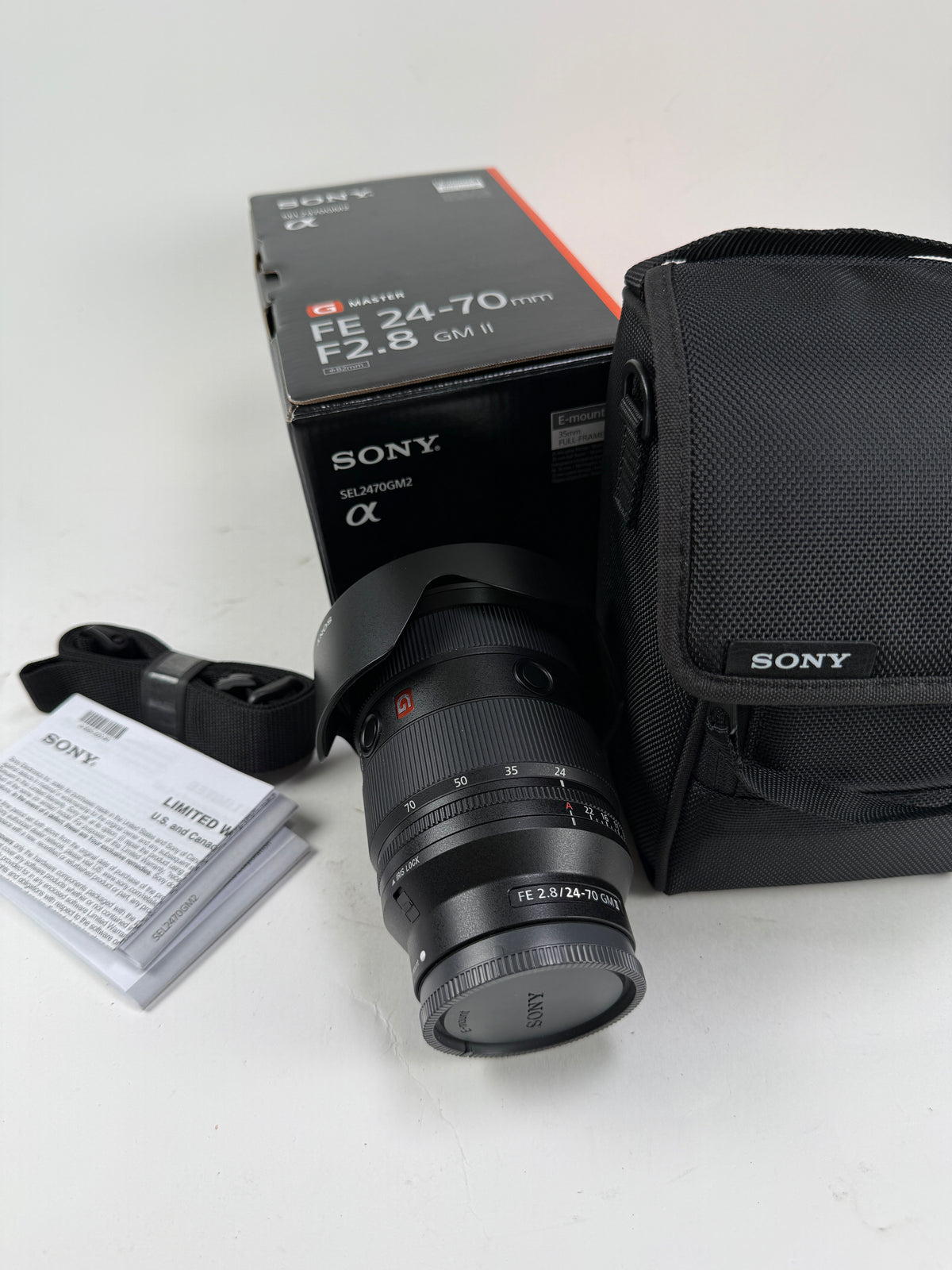 Sony FE 24-70mm f2.8 GM II E-Mount Camera Lens - Black