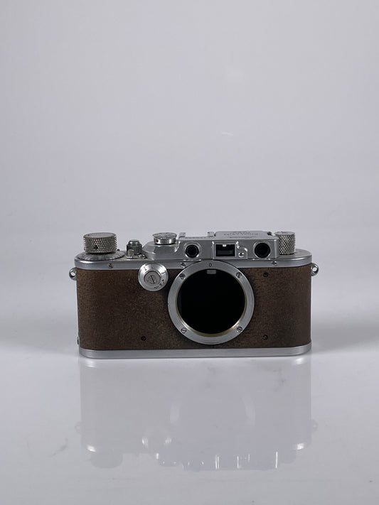 Leica III Model F 35mm Film Rangefinder Chrome Camera Body
