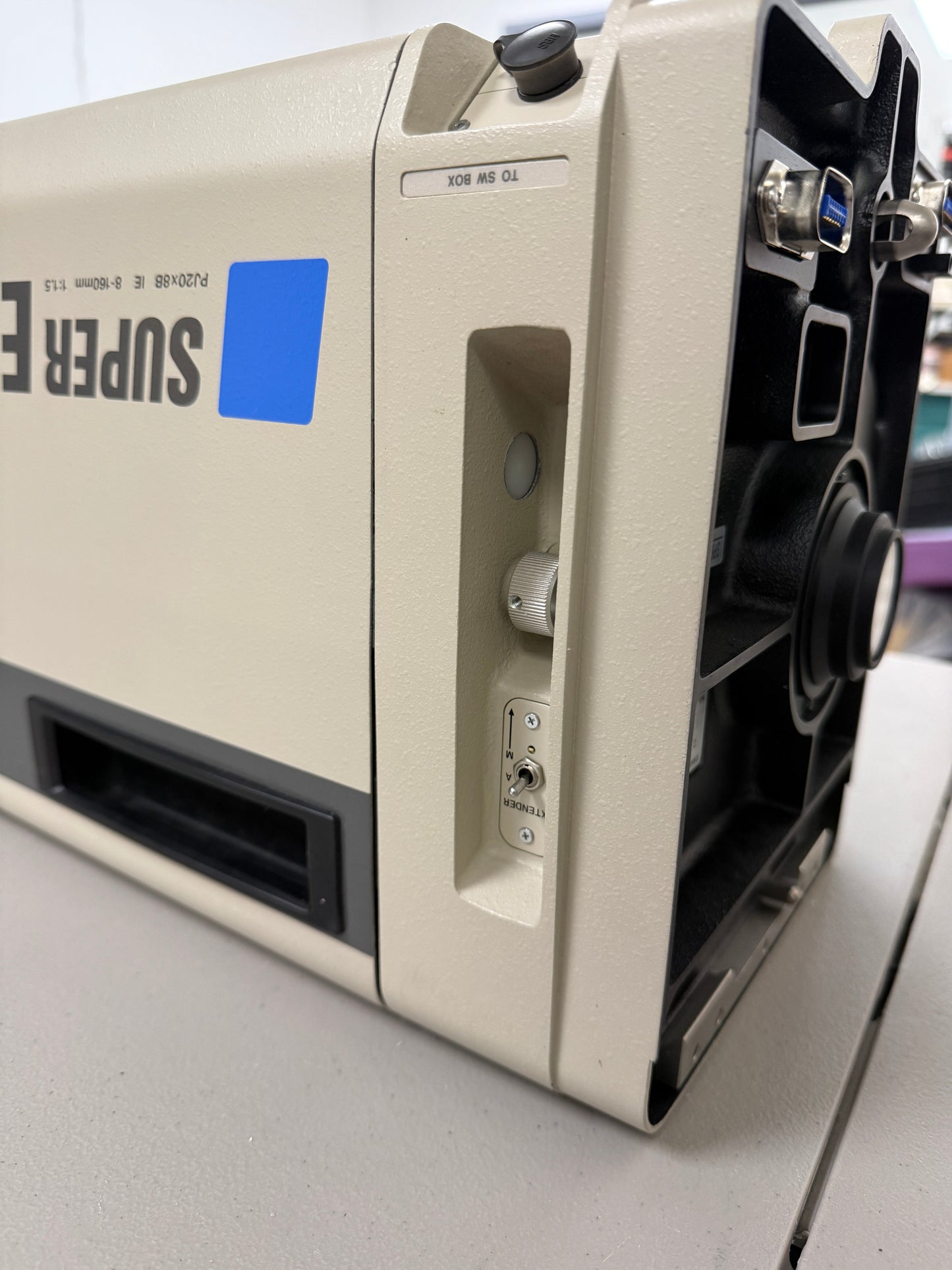 Canon Super E20 PJ20x8B IE 8-160mm f1.5 TV Lens w/ Servo Module