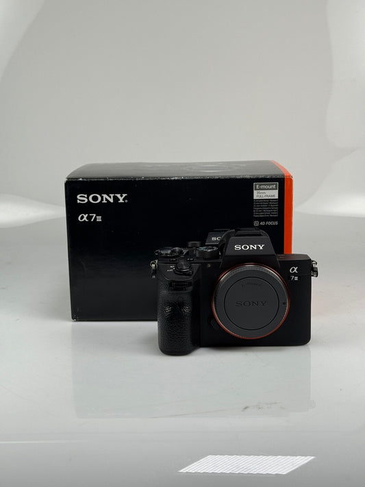 Sony Alpha A7III 24 MP Full-Frame Mirrorless Camera (Body Only)