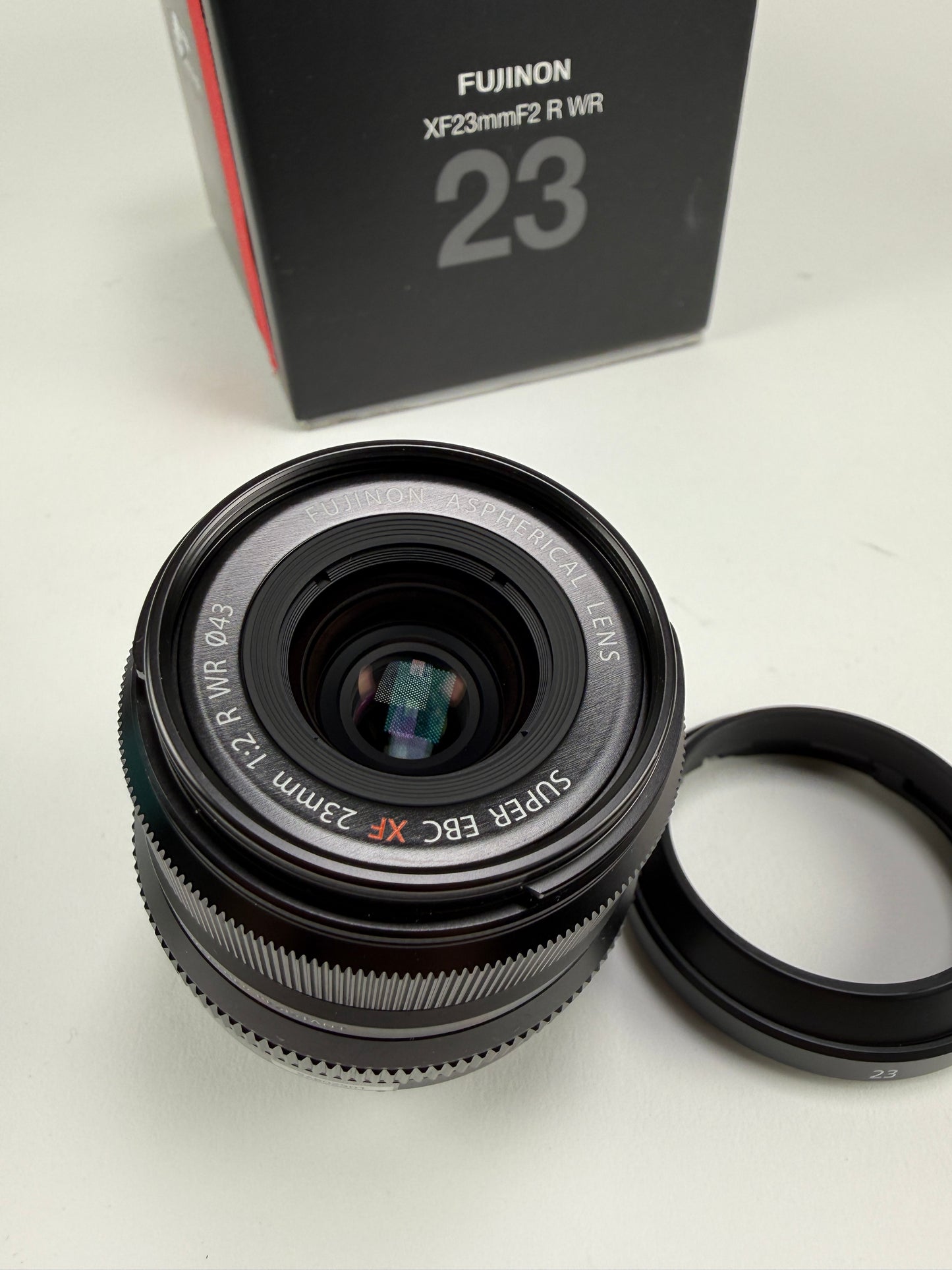 Fuji fujifilm XF Fujinon 23mm f2 R WR Super EBC Lens Black