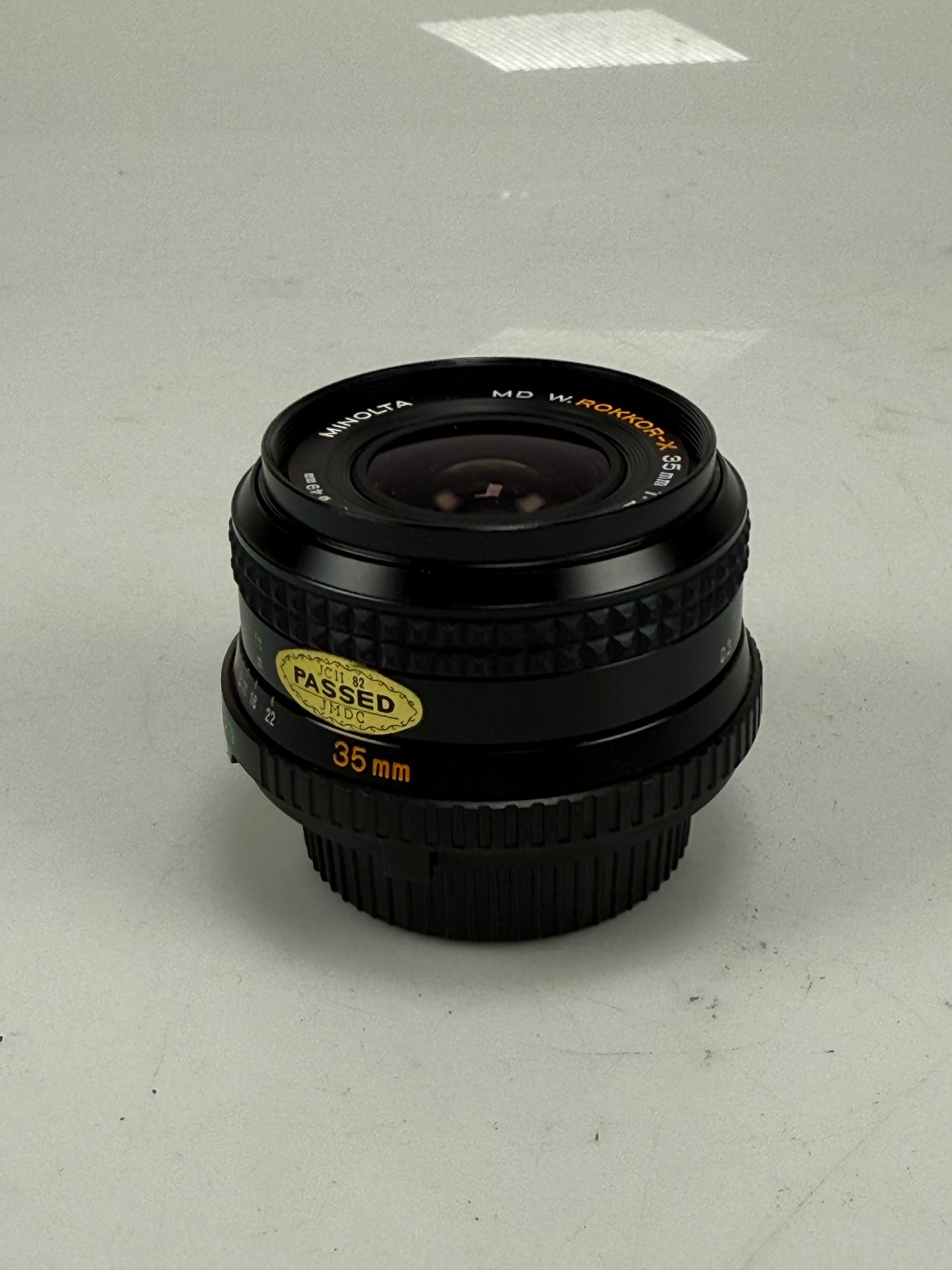 Minolta MD Rokkor-X 35mm f2.8 Prime lens