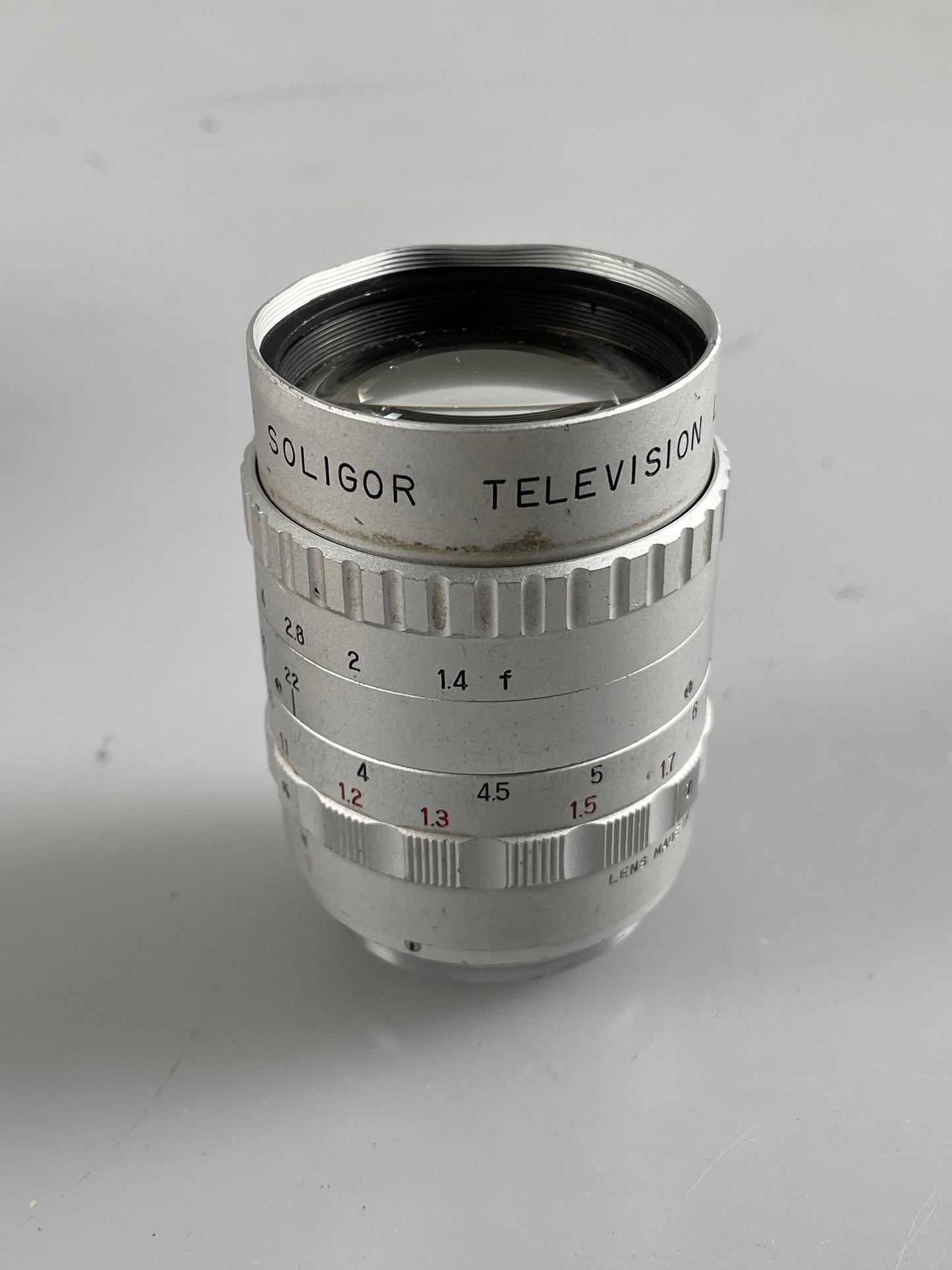 Soligor Television Lens 50mm f1.4 C Mount Cine Lens