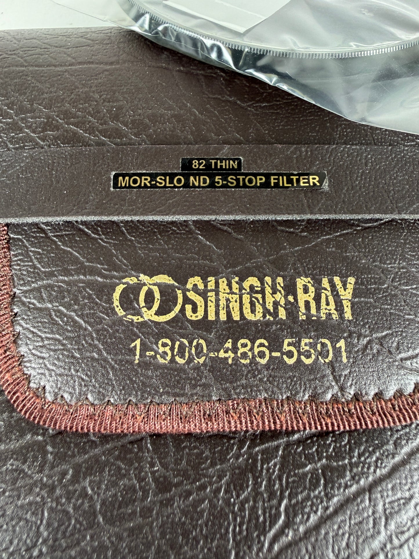 Singh-Ray 82mm thin filter MOR-SLO ND 5 stop neutral density