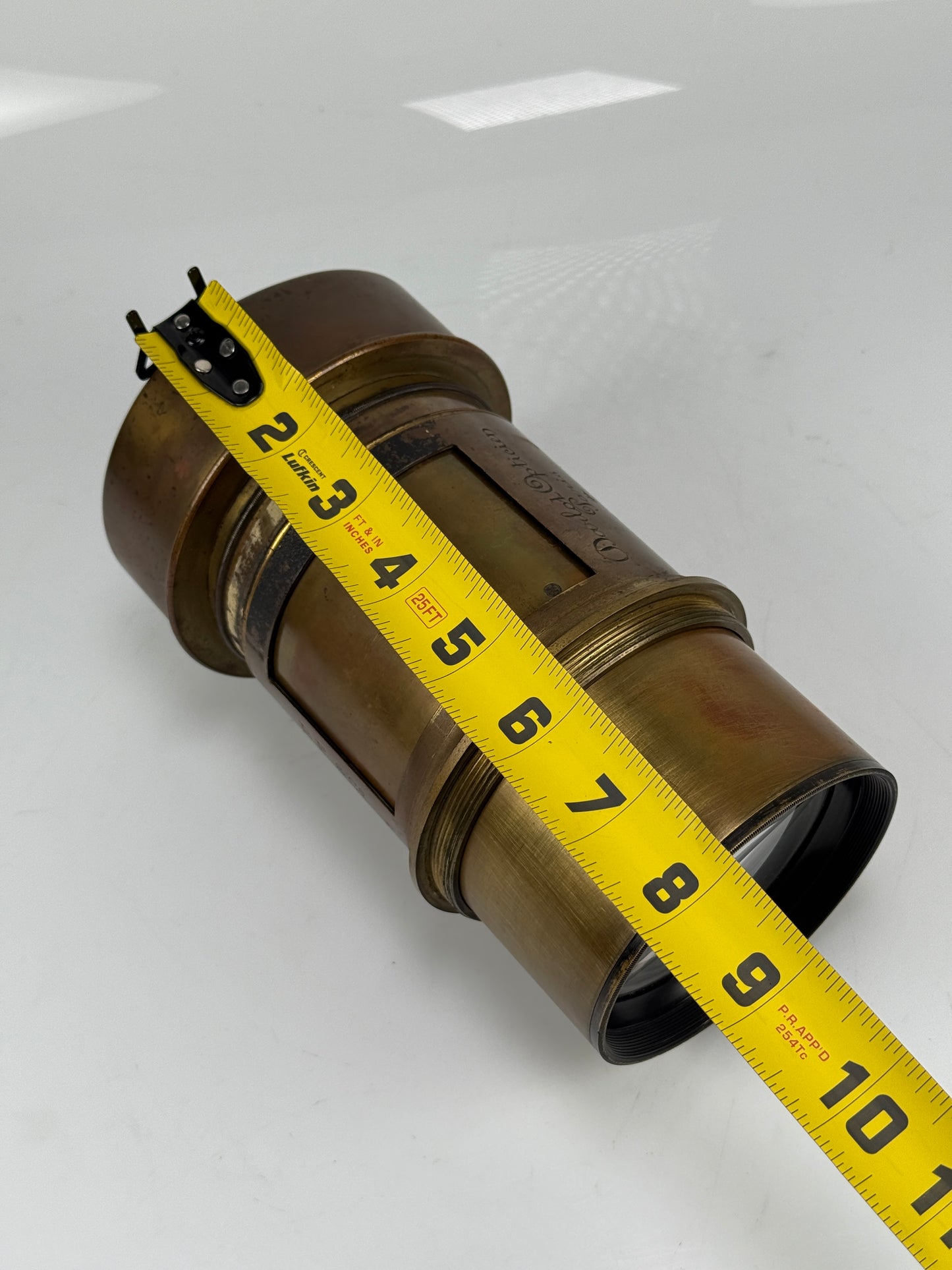 Darlot Jamin Paris Rack & Pinion Brass Lens Petzval
