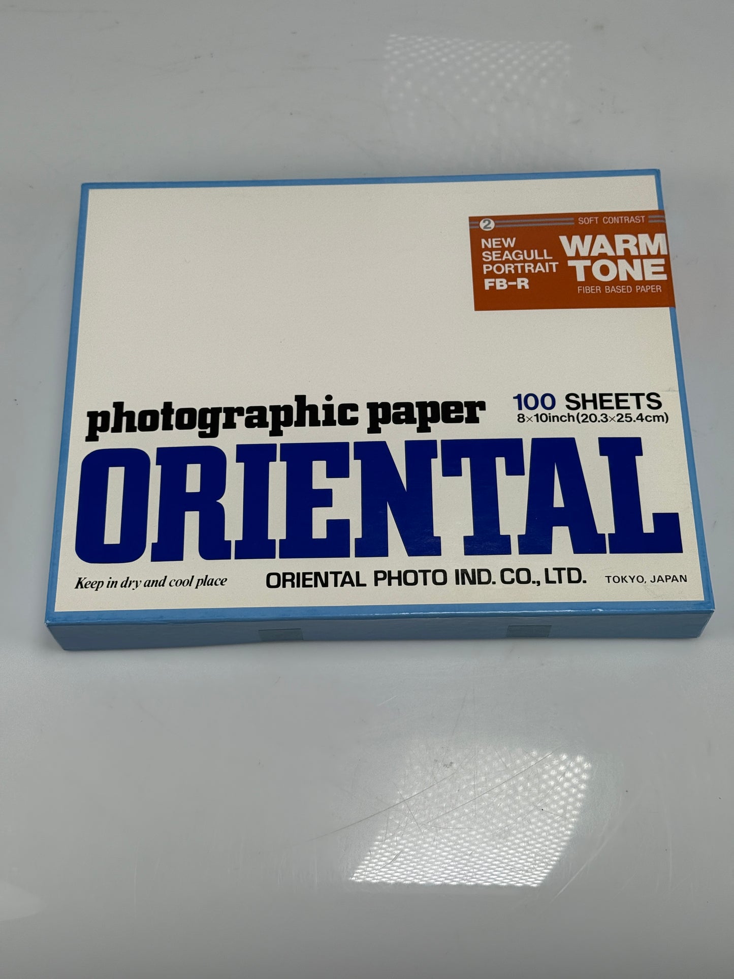 Oriental Seagull Photo Paper 100 Sheets 8x10 inch Portrait FB-R warm tone soft contrast