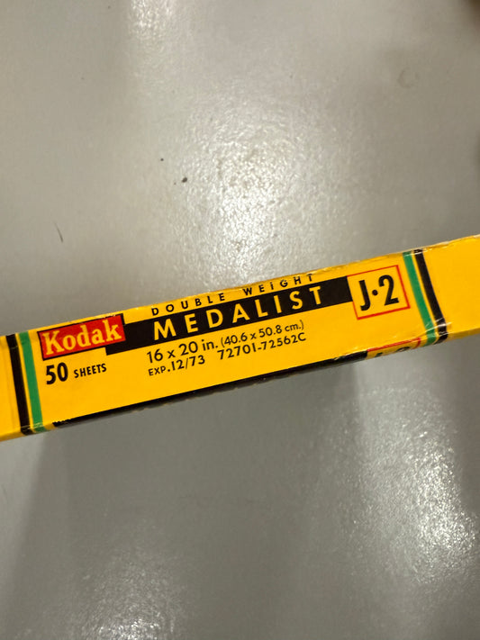 Kodak Medalist J2 Paper - 16x20, 50 sheets, SEALED double weight