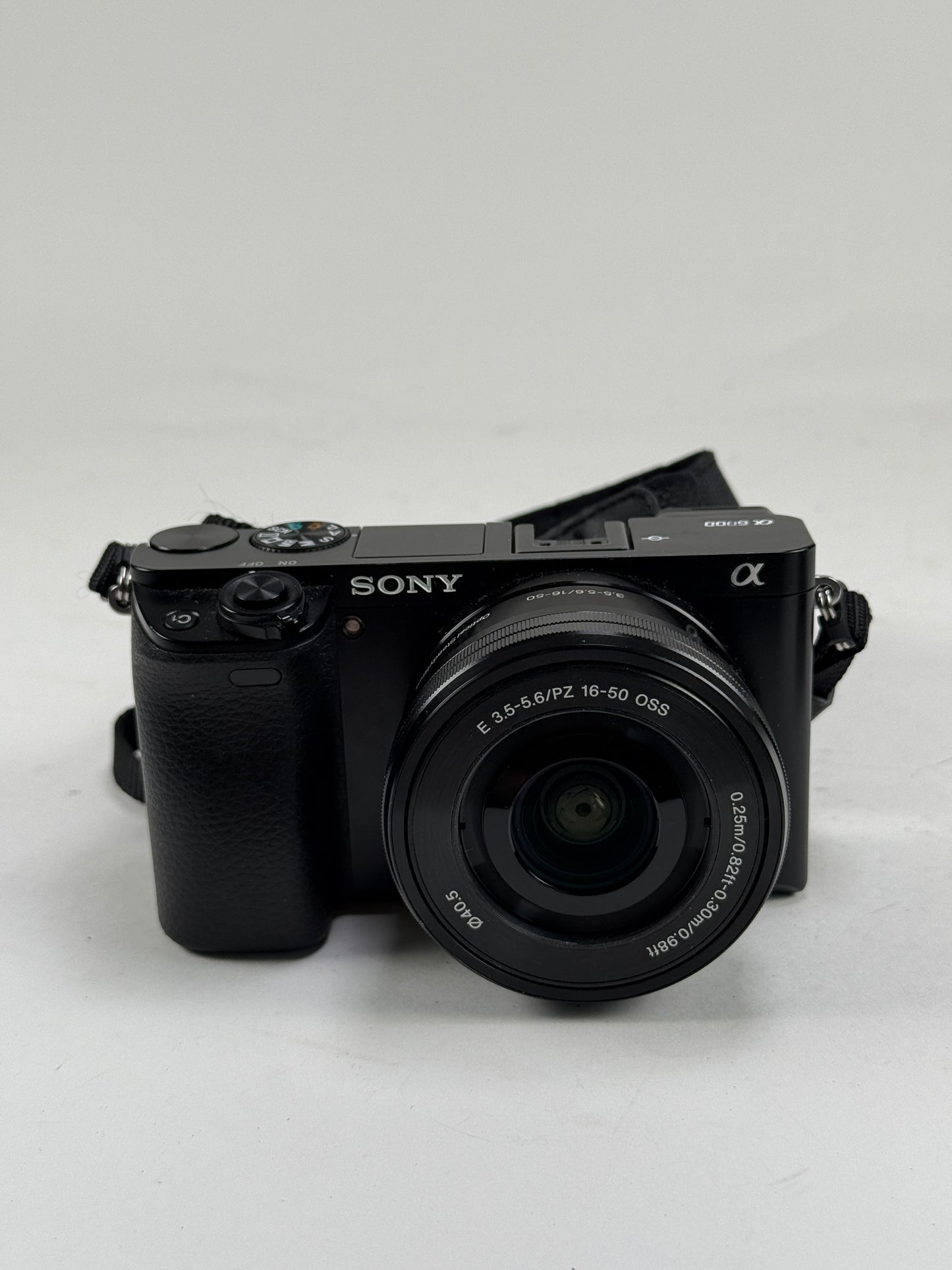 Sony Alpha A6000 24.3MP Digital Camera Black kit with 16-50mm lens kit