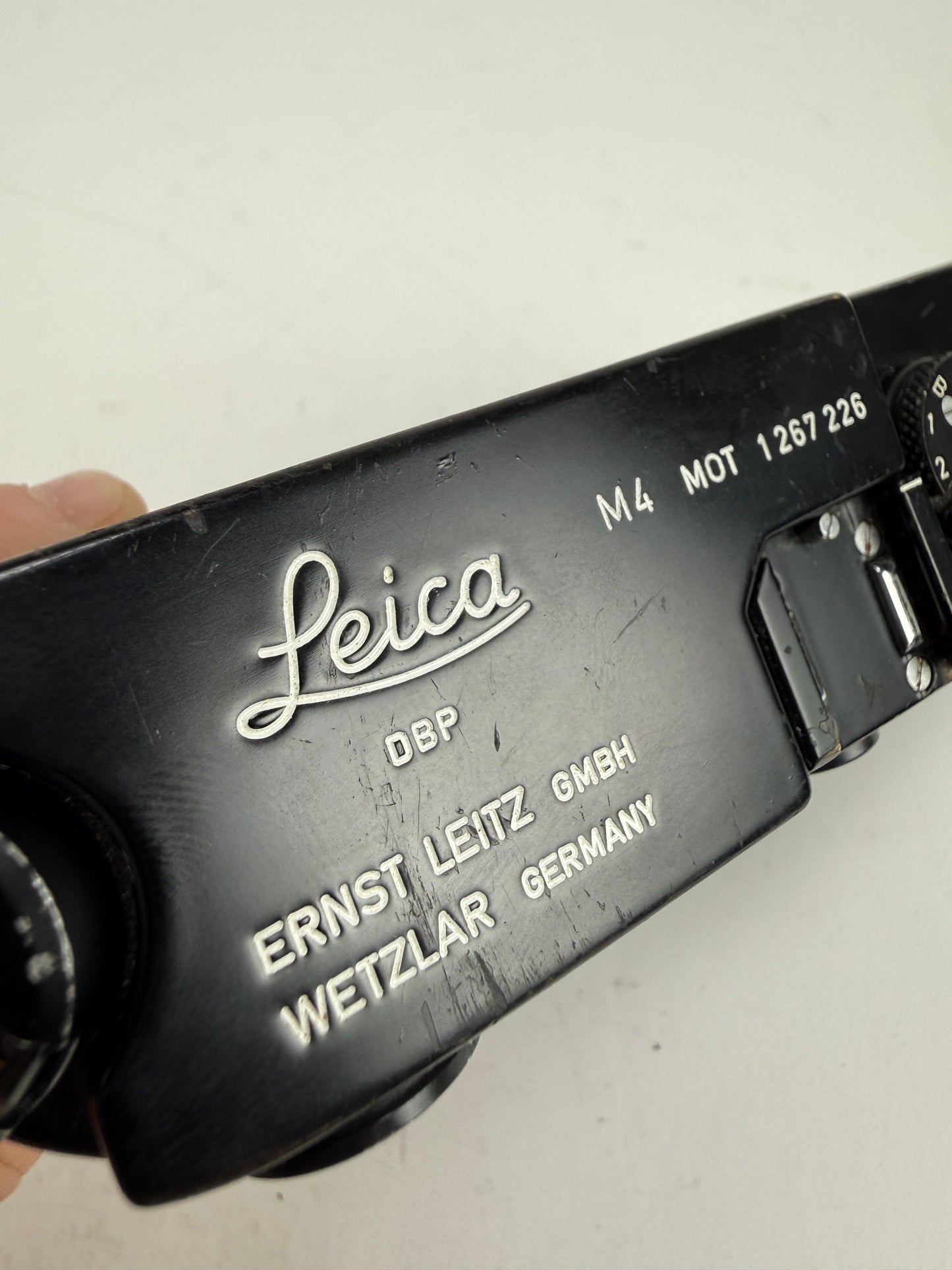 Leica M4 Mot 35mm rangefinder film camera original Black Paint