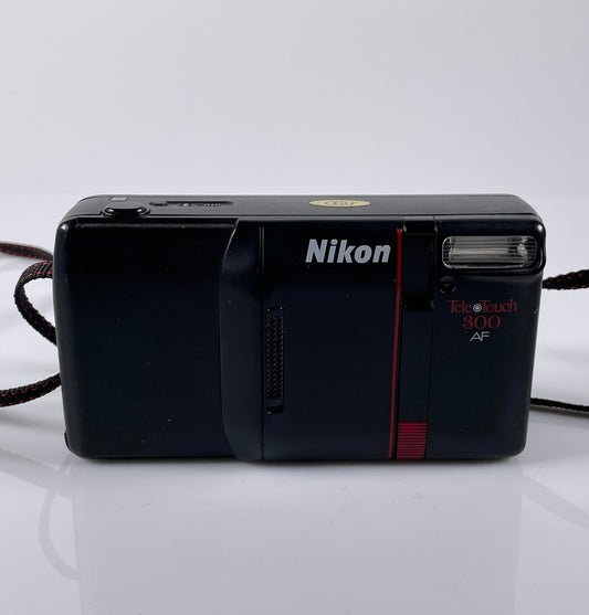 Nikon Tele Touch 300 AF Point & Shoot 35mm Film Camera Macro