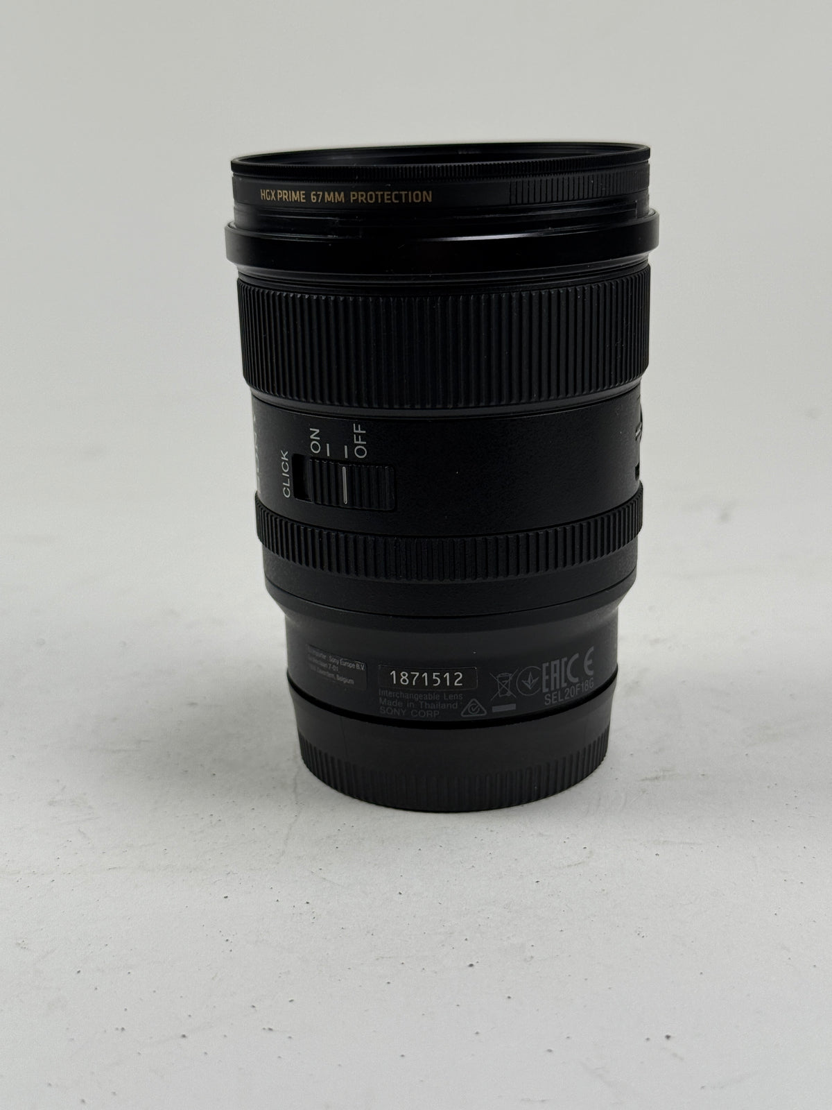 SONY FE 20mm F1.8G LENS SEL20F18G
